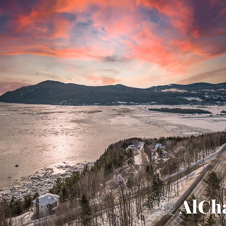 Vila Aelpha-M - Magnifique Vue Sur Le Fleuve Baie-Saint-Paul Exteriér fotografie