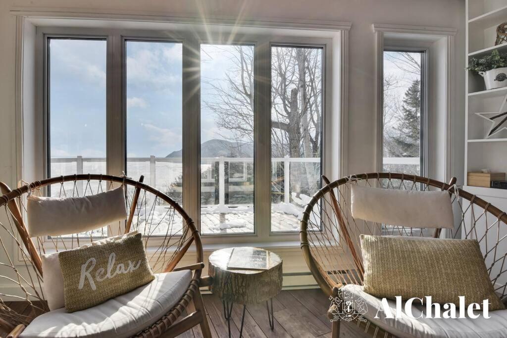 Vila Aelpha-M - Magnifique Vue Sur Le Fleuve Baie-Saint-Paul Exteriér fotografie