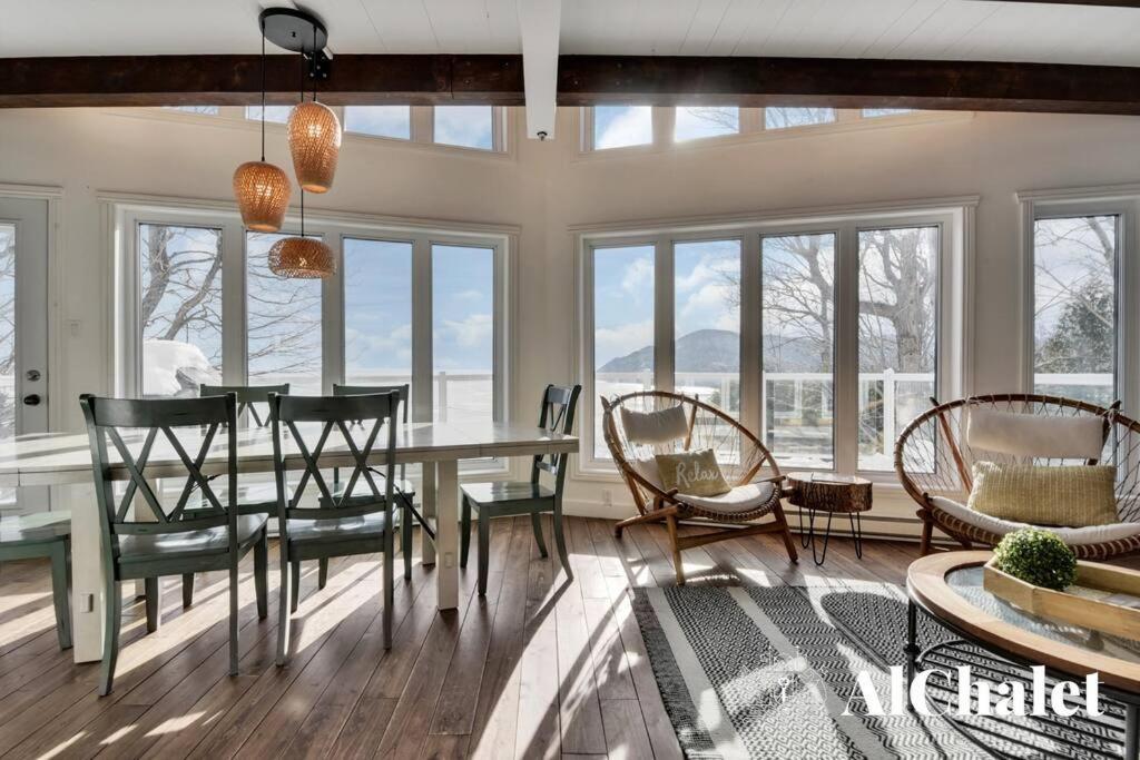 Vila Aelpha-M - Magnifique Vue Sur Le Fleuve Baie-Saint-Paul Exteriér fotografie