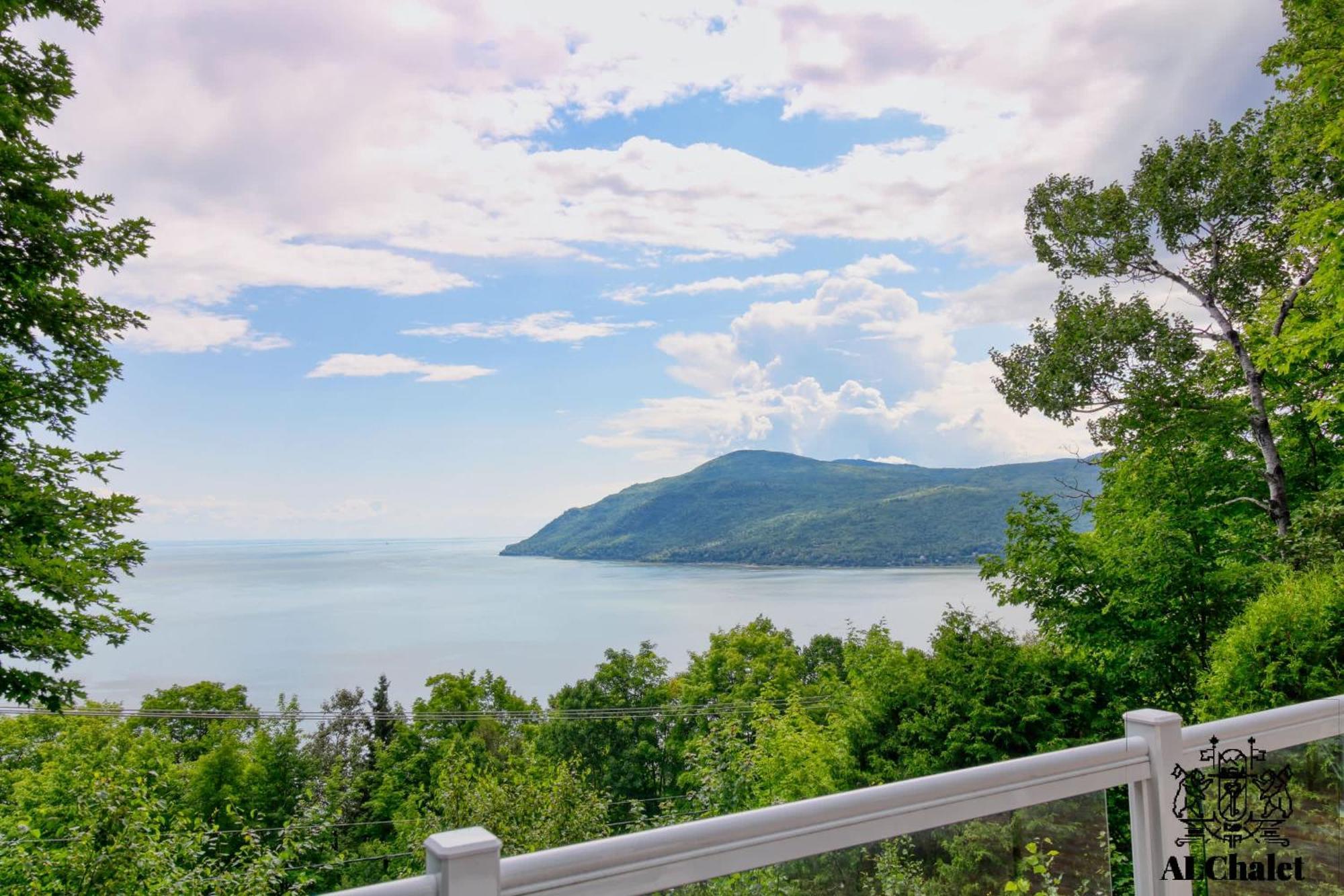 Vila Aelpha-M - Magnifique Vue Sur Le Fleuve Baie-Saint-Paul Exteriér fotografie